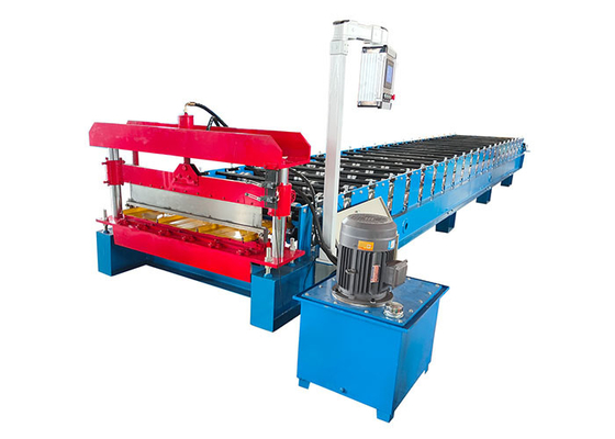 Customized Trapezoidal Steel Sheet Metal Roll Forming Machine For Wall And Roof