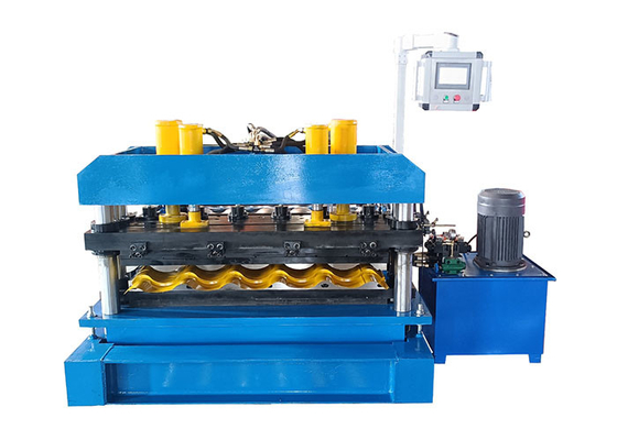 0.3-0.8mm PPGI Sheet Glazed Tile Roll Forming Machine 220V 380V 440V