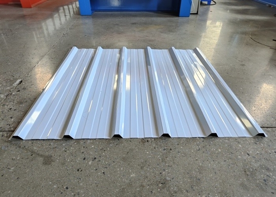 PLC Cutting Sheet Metal Roll Forming Machine 10-20m/Min For Accurate Roof Panels