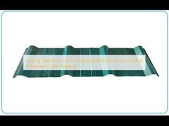 Dung sai cắt ±2mm Máy cán tôn với vật liệu dao cắt Cr12 đã qua xử lý nhiệt